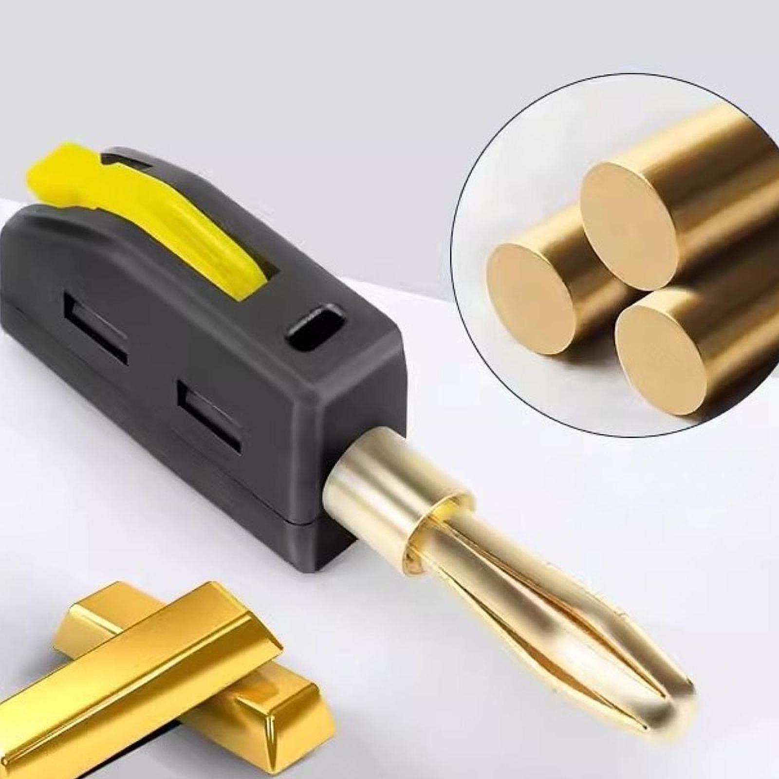 Banana Plug - Wtyk bananowy 4mm, mini wtyk bananowy