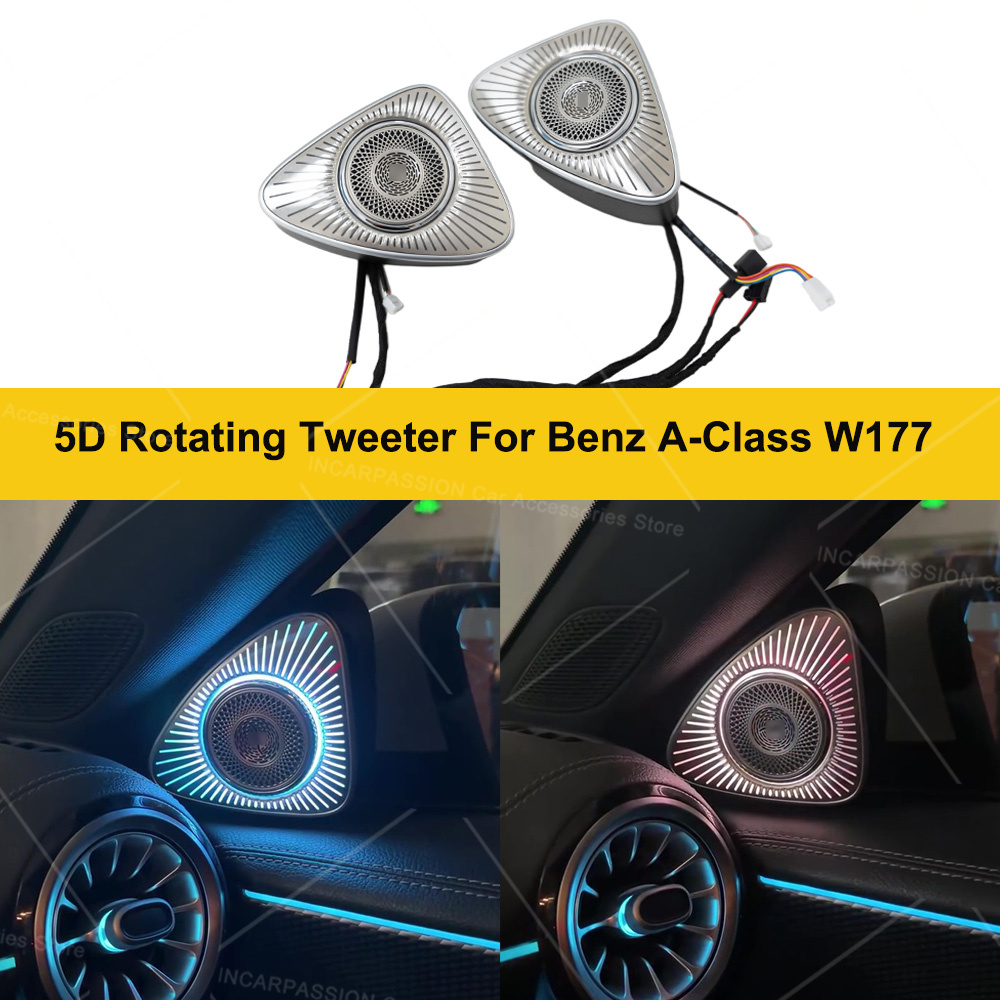 Tweeter - 5D Obrotowy Głośnik Wysokotonowy z Oświetleniem