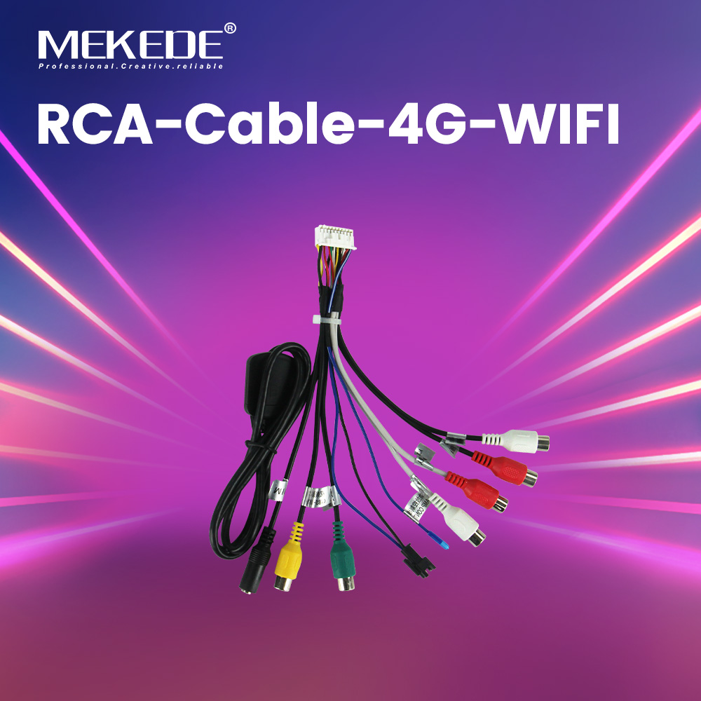 Audio Cable Rca - MEKEDE 20-pinowy kabel audio-wideo RCA WIFI/4G