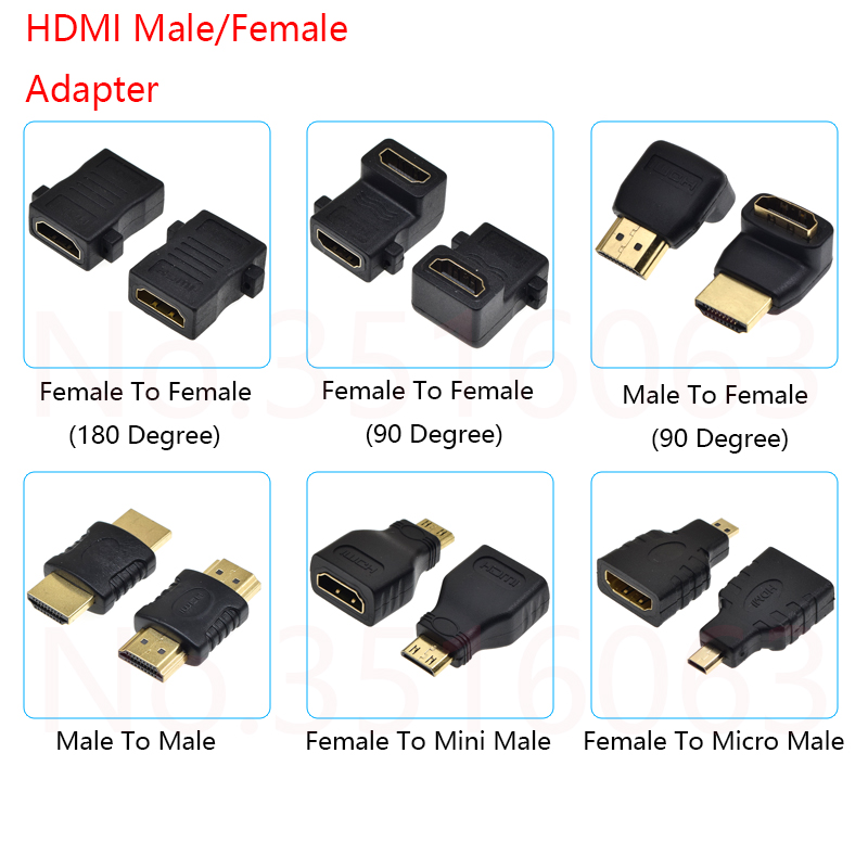 Mdi Cable - Przedłużacz Hdmi/Mini Hdmi/Micro Hdmi żeński na