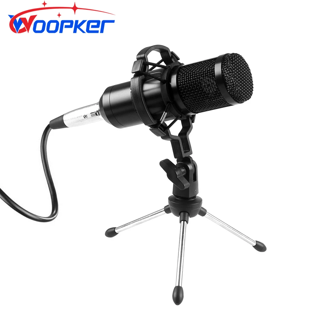 Condenser Microphone Kit - Profesjonalny mikrofon pojemnościowy Woopker BM 800