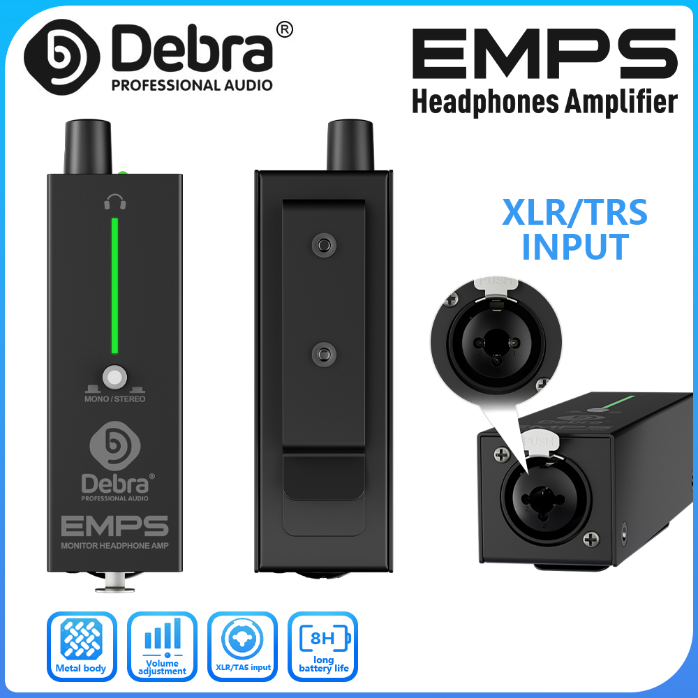 Headphone Amplifier - Profesjonalny wzmacniacz słuchawkowy Debra EMPS OTG,