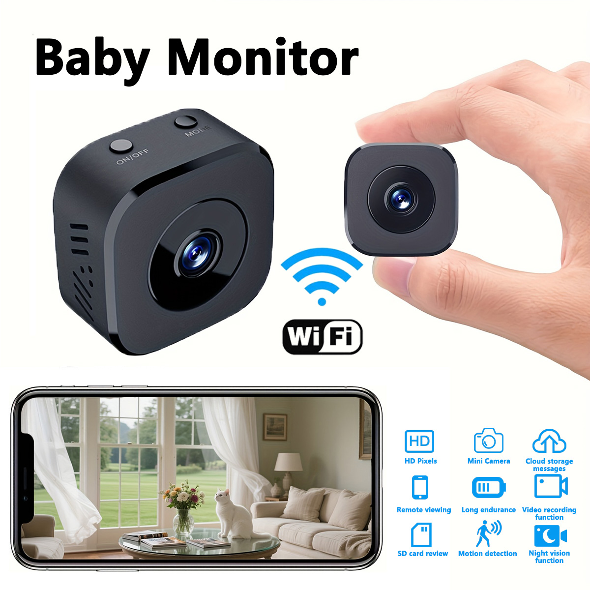 Usb Sound Card - Miniaturowa kamera WiFi HD 1080P do
