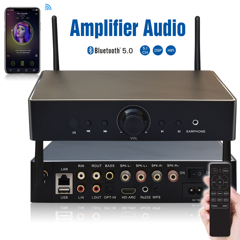 Class D Amplifier - WA60 60W*2 ESS9023 WiFi HiFi Stereo
