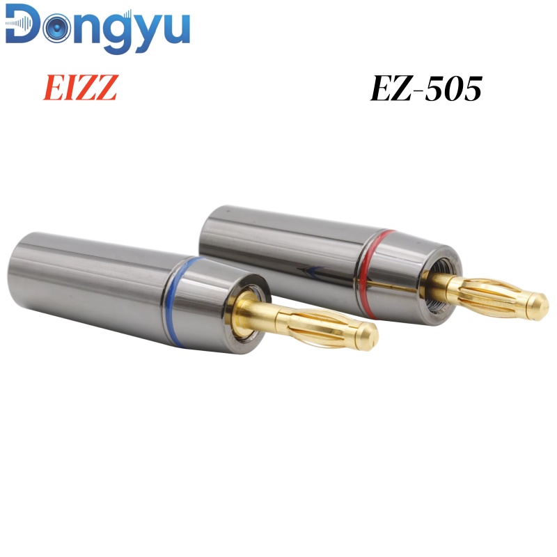 Banana Plug - EIZZ EZ-505 – pozłacany wtyk bananowy