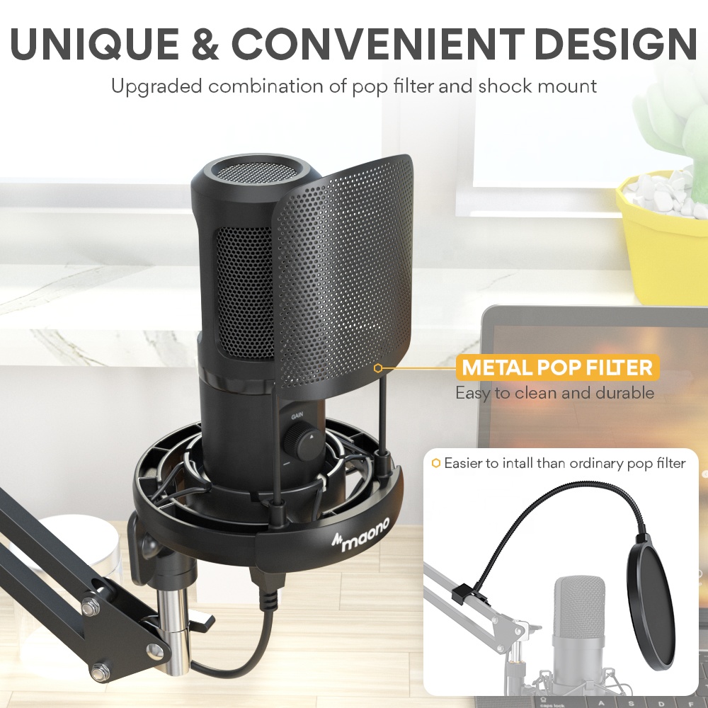 Profesjonalny zestaw mikrofono – Condenser Microphone Kit recenzja i cena