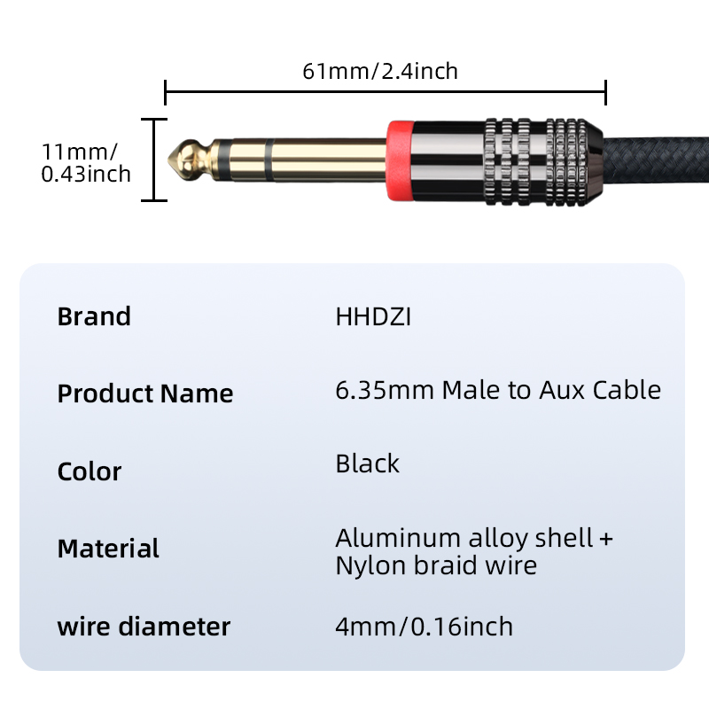 Kabel gitarowy TRS 6,35 mm, st – Trs Cable recenzja i cena