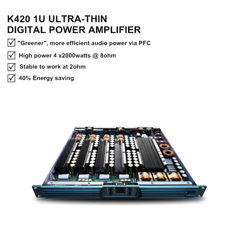 Wzmacniacz mocy MORIN K420 Hig – Class D Amplifier recenzja i cena