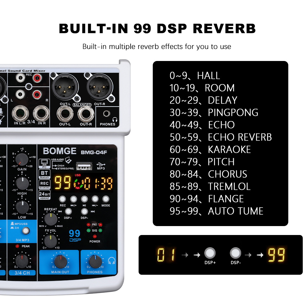 BOMGE Przenośny 99DSP 4-kanało – Usb Sound Card recenzja i cena