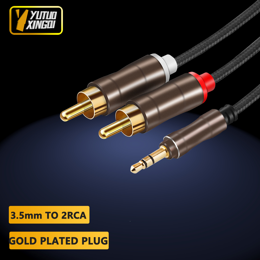 Kabel audio 3,5 mm do 2RCA Dou – Audio Cable Rca recenzja i cena
