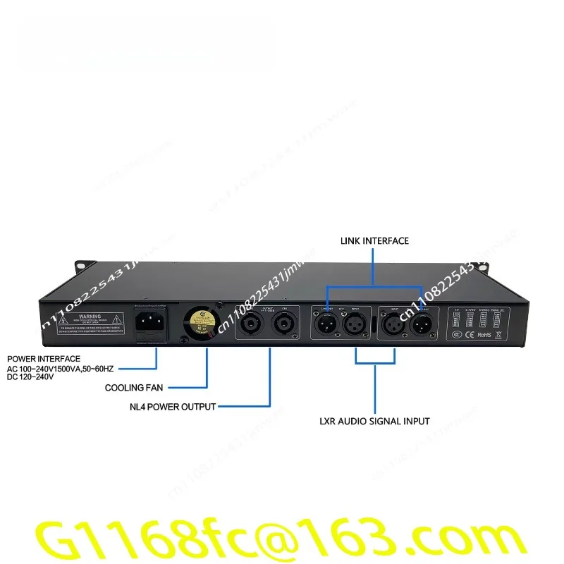 Wzmacniacz mocy 1000 W x 2 (8  – Class D Amplifier recenzja i cena